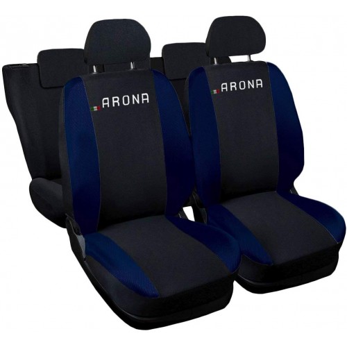 Coprisedili Seat Arona Bicolore - Nero / Blu Scuro